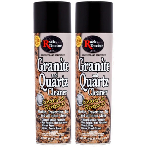 Rock Doctor Granite Cleaner - Surface Cleaner Spray, Granite/Marble Countertop Cleaner, Cleaning Spray for Vanity, Kitchen Counters, Stone Surface 2PK