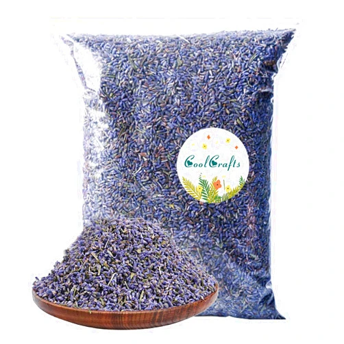 CoolCrafts Dried Lavender Flowers, Dry Lavender Buds Bulk Wholesale Fragrant Lavender for Wedding Toss, Crafts, Sachets - 1/2 Pound