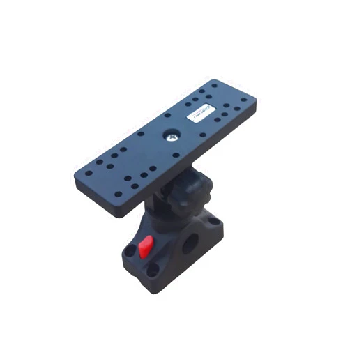 Brocraft Marine Universal Fish Finder Mount for Boat, Aluminum, Water Resistant, Adjustable Rotation, L-Shape, Vehicle Mount