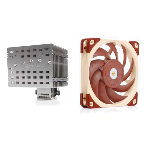 Noctua Bundle: 1x NH-P1 Passive CPU Cooler + 1x NF-A12x25 LS-PWM, Ultra Quiet Silent Fan