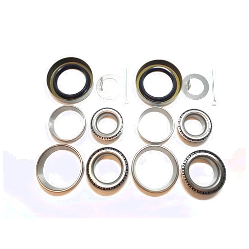 WESTERNPRIME (Set of 2) WPS 3500# Trailer Axle Bearing Kit L68149 L44649 Grease Seal 10-19 I.D. 1.719'' for #84 Spindle