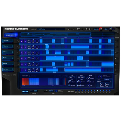 IZotope, Inc. BreakTweaker: Virtual Instrument Plug-in, iZotope, Inc. [Online Code]