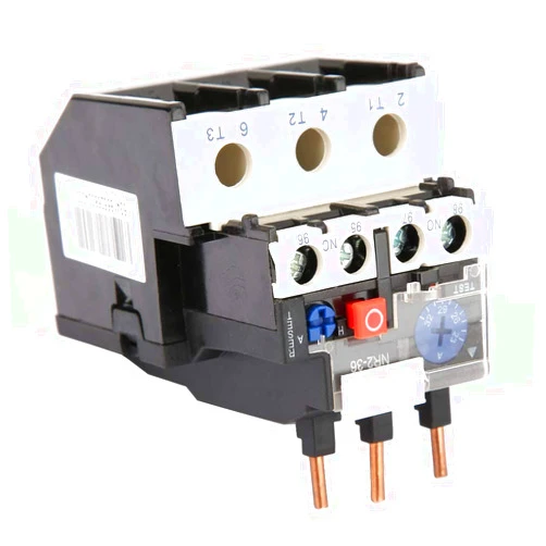 Walfront NR2-36 Electric Heat Protect Thermal Overload Relay 23-32A Motor Protector Electric Authorized Thermal Accessory for Protecting The Phase Break (1) (1 PCS)