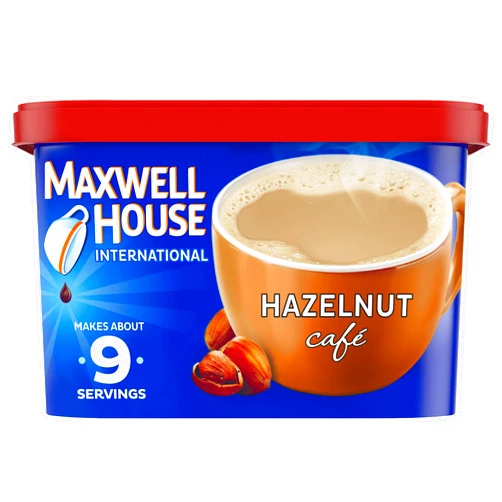 Maxwell House International Hazelnut Café-Style Instant Coffee Beverage Mix (9 oz Canister)