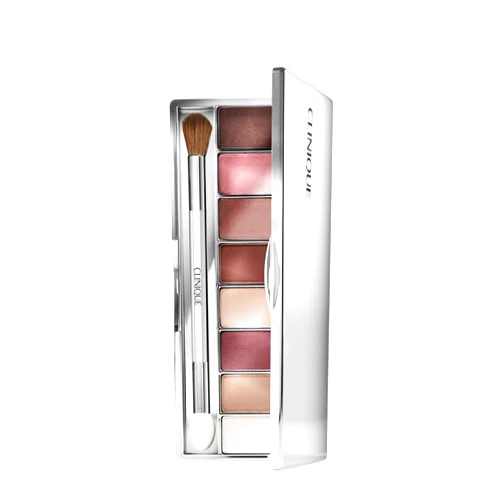 Clinique All About Shadow Eye Shadow Palette, 8 Silky + Buildable Shades | Safe For Sensitive Eyes