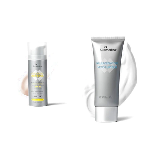 SkinMedica Moisturize and Protect Duo-SkinMedica Essential Defense Mineral Shield SPF Sunscreen for Face, Tinted and SkinMedica Rejuvenative Moisturizer - Daily Face Lotion
