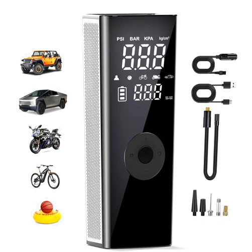 DEASON Cordless tire Inflator Portable Air Compressor,Cordless Air Pump for Car Tires,150PSI and 4X Faster Portable Tire Air Compressor for Car Motorcycle Bicycle Tires,Balls.