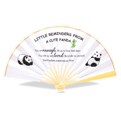 PRCOLUX Inspirational Gifts for Women Desk Decor Hand Fans Sunflower, Axolotl, Butterfly Gifts for Women Foldable on Christmas, Graduation Birthday Accessory