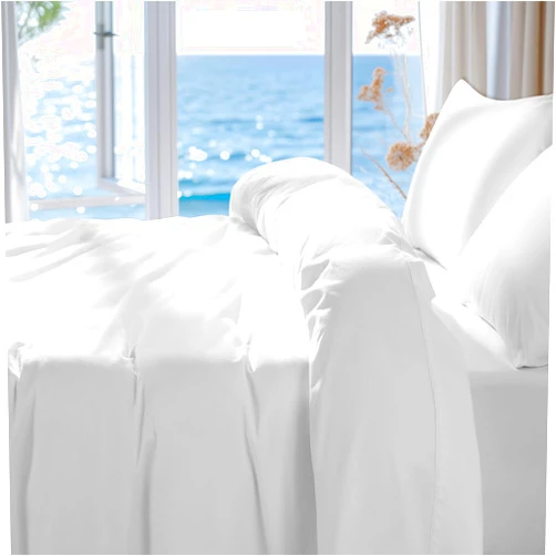 SONORO KATE 100% Egyptian Cotton Sheets - 1000 Thread Count,Soft & Breathable Luxury Hotel Sateen Weave Bed Sheets Set, Fits 16