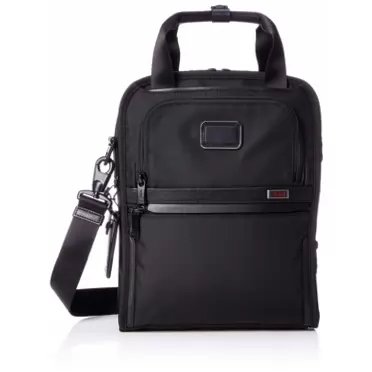 TUMI - Alpha 3 Medium Travel Tote - Satchel Crossbody Bag for Men and Women - Black