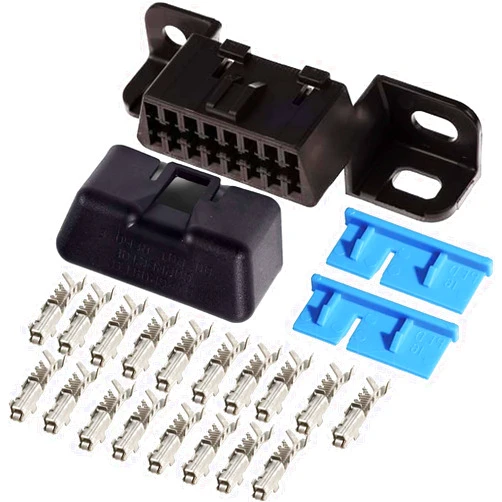 ELITE.CITI OBD II OBD2 Serial Port ALDL Data Link DLC Repair Kit ODB2 w/Cover Cap for GM