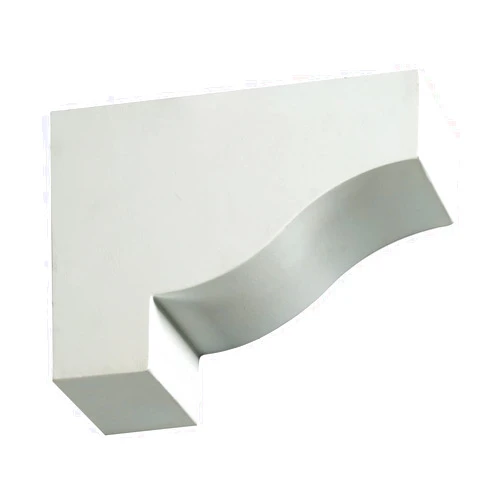Fypon Premium Architectural Shelf Brackets Decorative Smooth Cove/Arch Style, Low Maintenance Interior and Exterior Use, 4