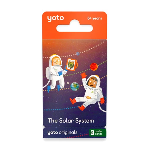 Yoto The Solar System – 9 Kids Audiobook Cards for Use with Yoto Player & Mini All-in-1 Audio Player, Educational Screen-Free Listening with Fun Stories for Learning & Interactive Quizzes, Ages 6+