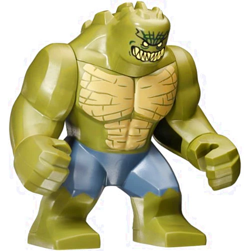 LEGO New Killer Croc MINIFIG Figure Minifigure 76055 Batman Sewer Smash Villain