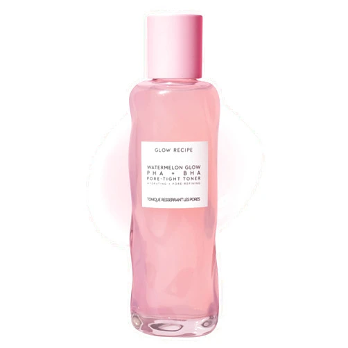 Glow Recipe PHA + BHA Face Toner - Korean Skin Care Pore Minimizer & Gentle Facial Exfoliator for Tightening, Hydrating & Exfoliating - Glycerin, Watermelon & Cactus Water (150ml)
