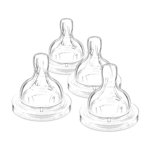 Philips AVENT Anti-Colic Baby Bottle Flow 1 Nipple, 4pk, SCY761/04