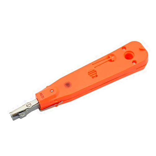 SHENLIJUAN Red KRONE LSA-Plus Punch Down Tool Kit with Sensor for Telecom Phone RJ11 Wire Ethernet Network Cat5 RJ45 Cable