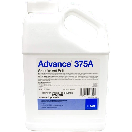 BASF Advance 375A Granular Ant Bait, Indoor or Outdoor, Kills Fire, Odorous House, Carpenter, Little Black and Argentine Ants, Ready to Use, 2 lb.