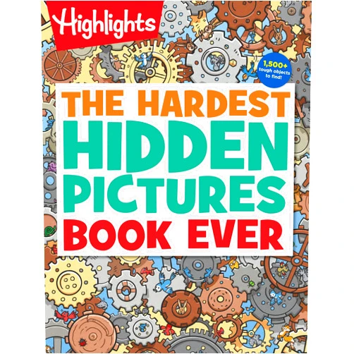 Highlights The Hardest Hidden Pictures Book Ever: 1500+ Tough Hidden Objects to Find, Extra Tricky Seek-and-Find Activity Book, Kids Puzzle Book for Super Solvers (Highlights Hidden Pictures)