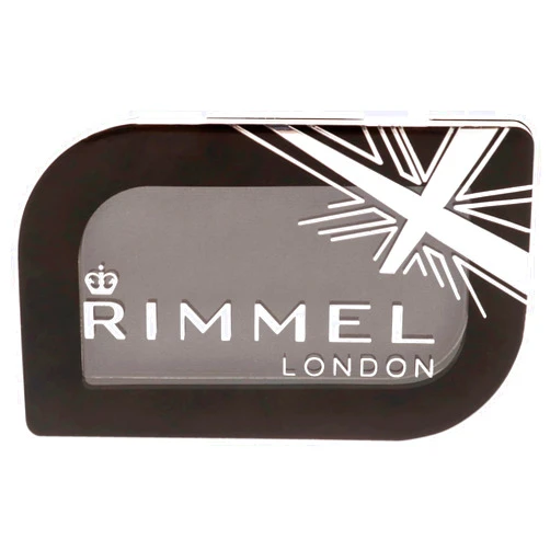 Rimmel London Magnif'Eyes Mono Eyeshadow, Ultra-Blendable, Waterproof, Crease-Proof, 014, Black Fender, 0.12oz