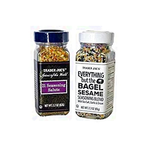 TJ's Trader Joes Everything but the Bagel Sesame Seasoning Blend and Trader 21 Seasoning Salute Blend bundle