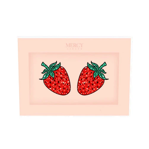 MERCY LONDON Strawberry Pasties Nipple Covers Stickers for Women