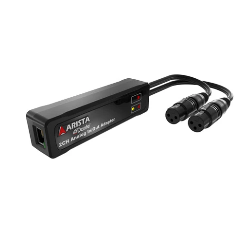 Arista Professional Audio Visual Arista E-Vocal DUO ARS-0200-A00 2-Channel Input Dante Converter, Analogue Input Adapter 2-Channel
