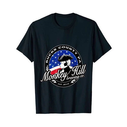 Monkey Hill Brewing Company Homebrewed Craft Beer Monkey Hill Brewing Company Bucks County PA Beer T Shirt