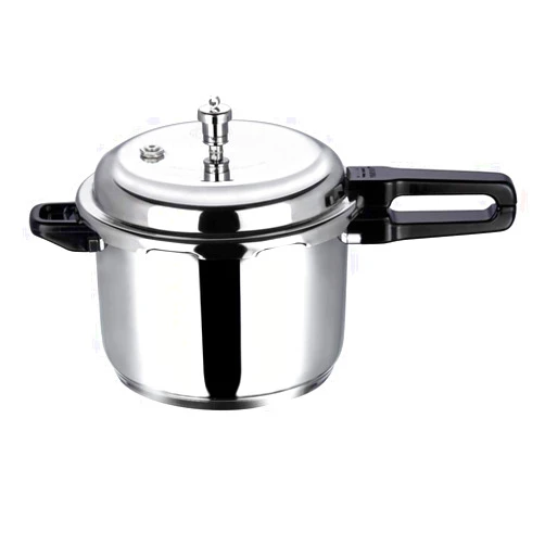 Vinod Pressure Cooker Stainless Steel – Outer Lid - 5 Liter – Induction Base Cooker – Indian Pressure Cooker – Sandwich Bottom – Best Used For Indian Cooking, Soups, and Rice Recipes, Quinoa