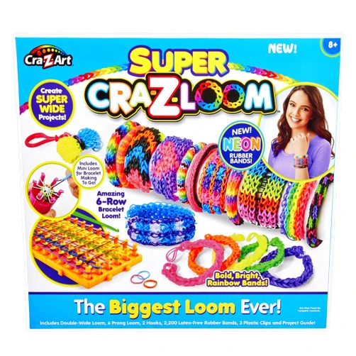 Cra-Z-Art Cra-Z-loom Super Cra-Z-Loom W New Neon Bands