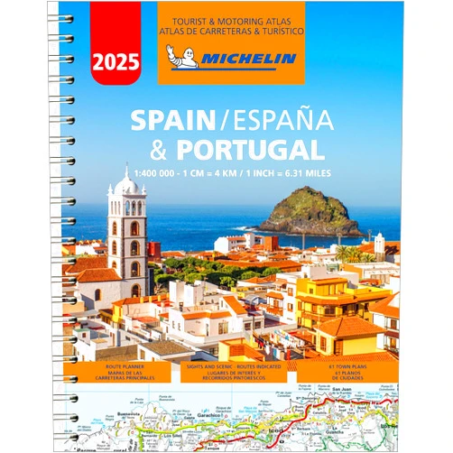 By Michelin (Author) MICHELIN SPAIN & PORTUGAL ROAD ATLAS 2025 (Atlas (Michelin))