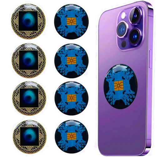 JCFKSDJ Protection Cell Phone Stickers,5G New Phone Protector,99% Effective Protector Neutralizers Sticker for Smart Phones/Tablets/Laptops/Computer/WiFi Router/Priner/TV Electronic Devices Blockers (B)