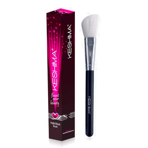 KESHIMA Angled Blush Brush/Bronzer Brush By Keshima - Best Brush for Contour, Blush and Bronzer Makeup Application