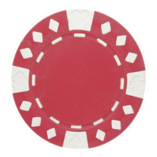 Brybelly Diamond Suited Poker Chips 11.5-gram Clay Composite – Pack of 50