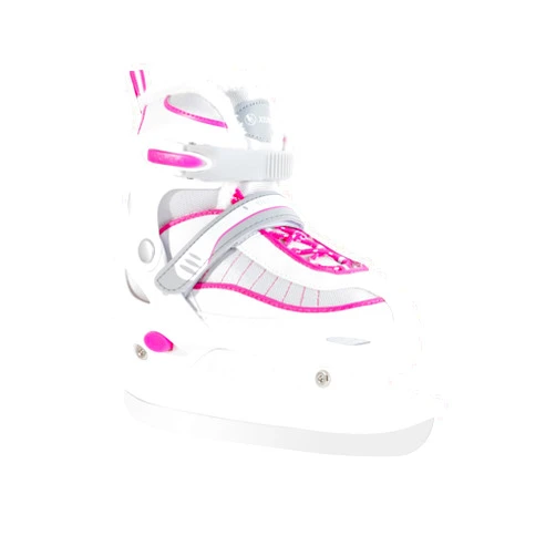 CCUNSZI Ice Skates,Hockey Skates with Adjustable 4 Sizes,Soft Padding and Reinforced Ankle Support for Boys Girls Youth Men Women and Beginners