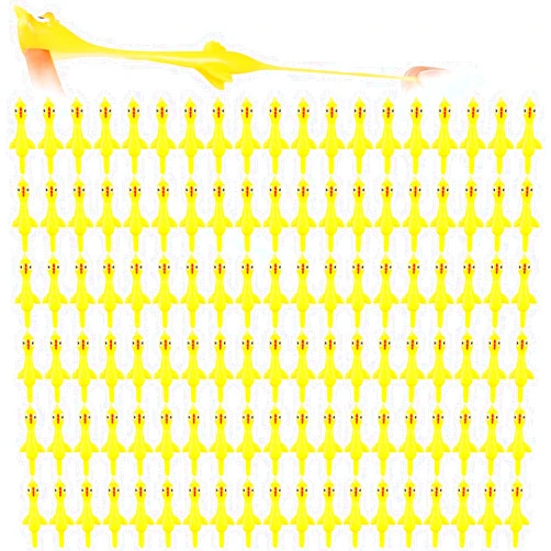 Vinsot 240 Pack Easter Day Ornament Slingshot Chicken, Rubber Chicken, Flick Chicken Toys, Adult Party Favors, Flying Chicken Fingers Stretchy Toy for Halloween Christmas Party Activity Favors Novel Gifts
