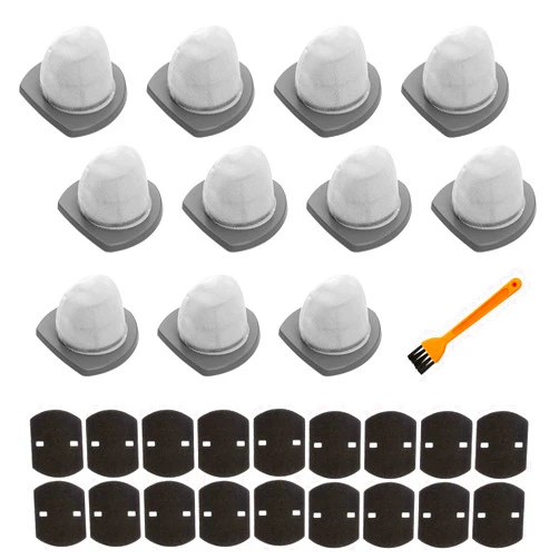 Potiarey 2033 Featherweight Vacuum Filter Compatible with Bissell Featherweight Stick Lightweight Bagless Vacuum Cleaner 20331, 20333, 20334, 20336, 20339, 2033M, Replace No.1611508（11+18+1 Filter Pack）