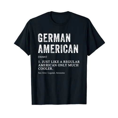 Family Roots Supply Co. German American Definition Dual Citizen New US Citizen T-Shirt