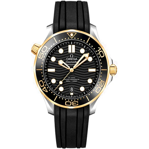 Omega Seamaster Automatic Chronometer Black Dial Men's Watch 210.22.42.20.01.001