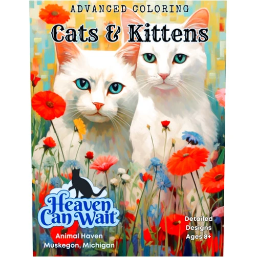 Tara Sullivan Cats & Kittens Advanced Coloring: Heaven Can Wait Animal Haven