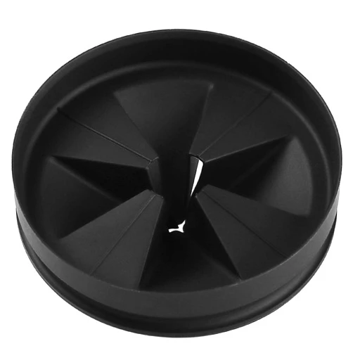 Tezoro Sink Baffle QCB-AM, Replacement for Evolution Series, Garbage Disposal Splash Guards, Quite Collar, Drain Plugs, Disposer Accessories 3.25Inch (Black (1pcs))