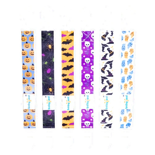 Babygoal Halloween Pacifier Clips, 6 Pack Binky Paci Holder and Leash for Boys and Girls Fits for Most Pacifier, Binkie Styles & Baby Teethers & Toys and Gift 6PB18