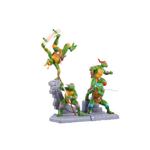 PCS Collectibles Teenage Mutant Ninja Turtles PVC Statue 4-Pack