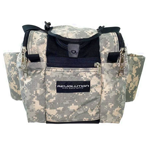 Revolution Disc Golf 2020 Deluxe Mini Disc Golf Bag Universal Camouflage