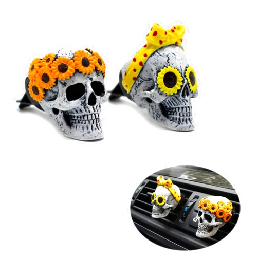 Pipishoop Car Air Freshener Clips, Pipishoop Car Vent Decoration Accessories, Car Air Conditioner Decorations,Office Home Aromatherapy Thanksgiving Christmas Day Decor Gifts for Men/Women(2 Pack)
