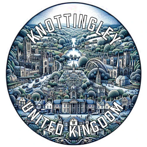 R and R Imports Knottingley United Kingdom Souvenir Vinyl Decal Sticker 3-Inch