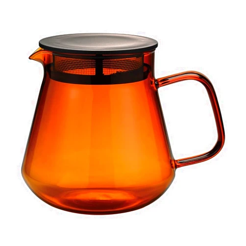 Hario Color Glass Coffee and Tea Server, 600ml Amber
