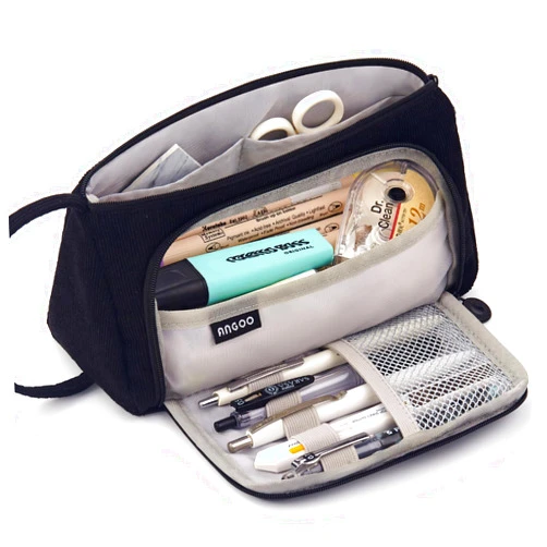EASTHILL Big Capacity Pencil Case Pouch Pen Case Simple Stationery Bag School College Office Organizer for Teens Girls Adults Student