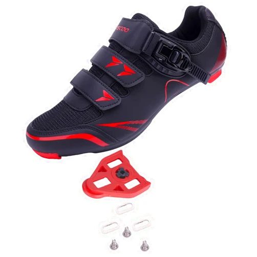 KESCOO Mens Womens Cycling Shoes Compatible with Peloton Bike Shoes and Delta Cleats Pre-Installed, Clip in Road Bike Riding Racing Biking Shoes Perfect for Indoor Outdoor