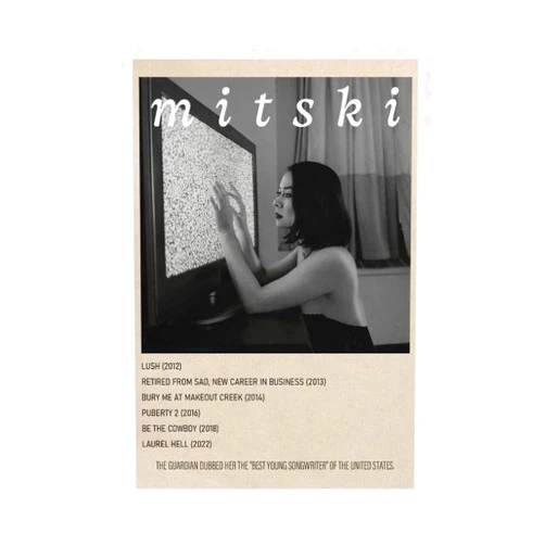 SDBD Singer Mitski Miyawaki Canvas Poster Bedroom Decor Sports Landscape Office Room Decor Gift Unframe-style 12x18inch(30x45cm)